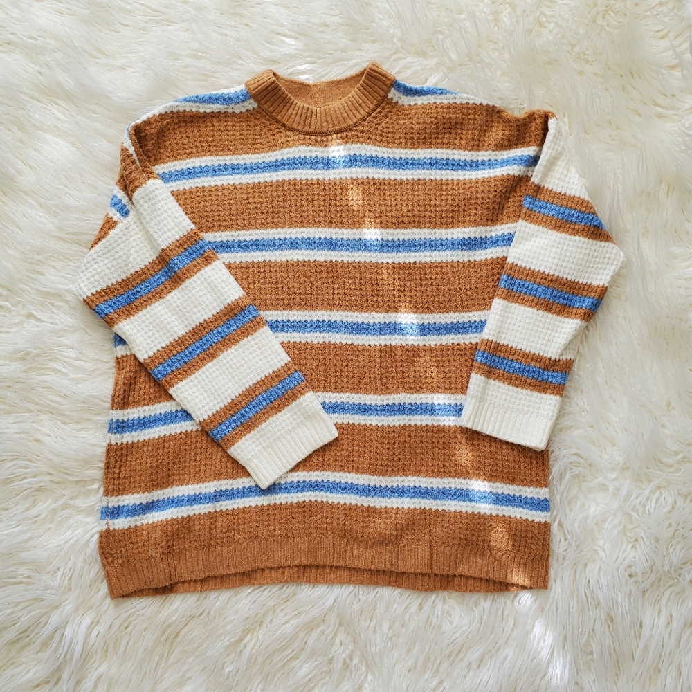 American eagle oversized striped sweater